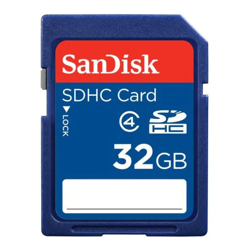 SD Card - 32GB (30hrs+ videos)